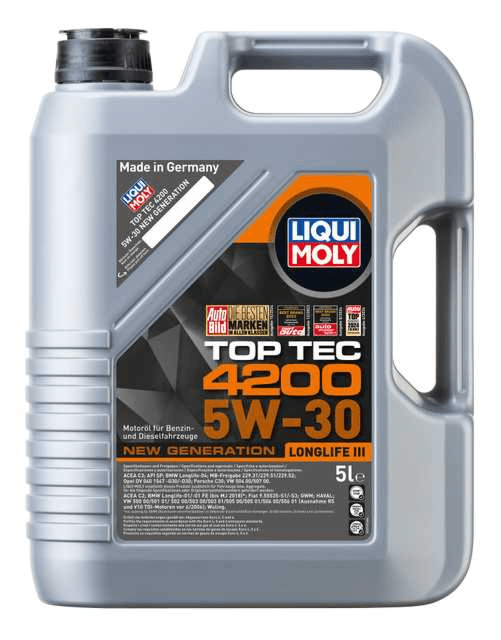 Liqui Moly Top Tec 4200 5W-30 Motoröl 5 Liter Made in Germany